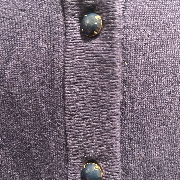 Kate Spade Women's Navy Cardigan with Bow Detail - Size L - Picture 3 of 16